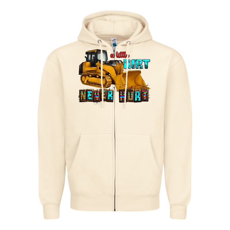 A Little Dirt Never Hurt Zipper Hoodie by AdoDesignShop | Teevron