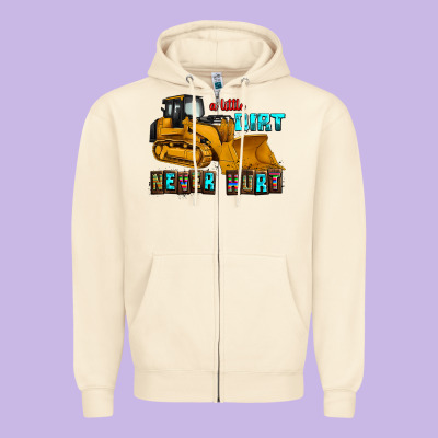 A Little Dirt Never Hurt Zipper Hoodie Designed By Adodesignshop