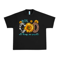 Black with god all things are possible sunflower Urban Heavy Tee - Zillion Design Studio