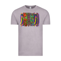 Vintage Zinc Mardi Gras Brushstrokes Vintage Tee - RanaPortraitStore