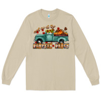 Mushroom meet me af the pumpkin patch Long Sleeve Tee - CowhideDigitalArt
