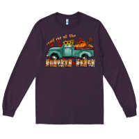 Plum meet me af the pumpkin patch Long Sleeve Tee - CowhideDigitalArt