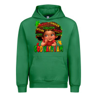 Emerald god says i am juneteenth kid Urban Hoodie - LillyAllenDesigns