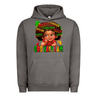 Pigment Tornado god says i am juneteenth kid Urban Hoodie - LillyAllenDesigns