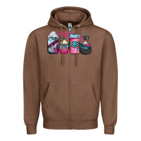 Chestnut racing coffee cups Zipper Hoodie - JahusDesignShop