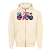 Sandshell racing coffee cups Zipper Hoodie - JahusDesignShop