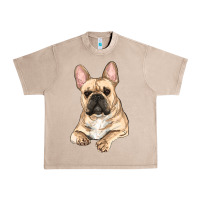 French Oak french bulldog sitting Urban Heavy Tee - RanaPortraitStore