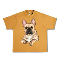 Peanut Butter french bulldog sitting Urban Heavy Tee - RanaPortraitStore
