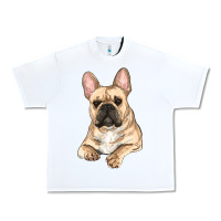 White french bulldog sitting Urban Heavy Tee - RanaPortraitStore
