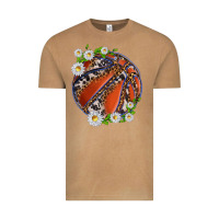 Vintage Camel basketball with patterns and daisies Vintage Tee - texasbilliewilder