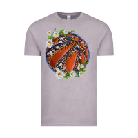Vintage Zinc basketball with patterns and daisies Vintage Tee - texasbilliewilder