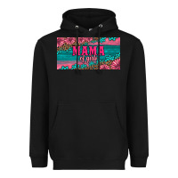 Black pink roses mama of girls license plate Heavyweight Hoodie - Artiststas