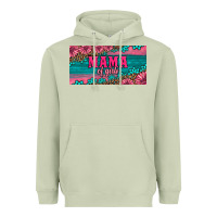Matcha pink roses mama of girls license plate Heavyweight Hoodie - Artiststas