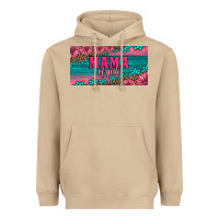 Mushroom pink roses mama of girls license plate Heavyweight Hoodie - Artiststas