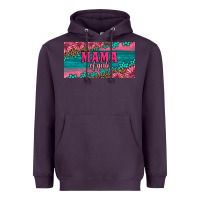 Plum pink roses mama of girls license plate Heavyweight Hoodie - Artiststas