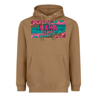 Toasted Coconut pink roses mama of girls license plate Heavyweight Hoodie - Artiststas