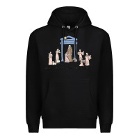 Black a thrill of hope nativity Premium Hoodie - MaliasSmallBusiness
