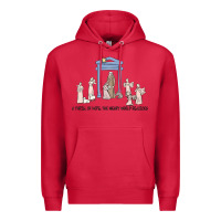 Cardinal a thrill of hope nativity Premium Hoodie - MaliasSmallBusiness