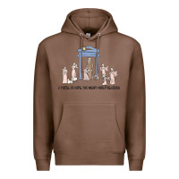 Chestnut a thrill of hope nativity Premium Hoodie - MaliasSmallBusiness