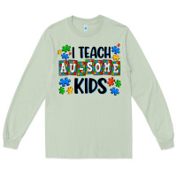 Matcha i teach ausome kids Long Sleeve Tee - AdoDesignShop
