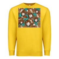 Lemon baseball turquoise gemstones western patterns Premium Sweatshirt - BarkalooDesign