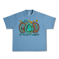 With God All Things Are Possible Gemstone Urban Heavy Tee | Teevron