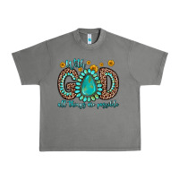 Tornado with god all things are possible gemstone Urban Heavy Tee - Zillion Design Studio
