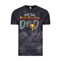 Cloud Black best racing dad Vintage Tee - texasbilliewilder