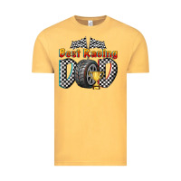 Vintage Mustard best racing dad Vintage Tee - texasbilliewilder