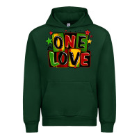Forest Green one love juneteenth Urban Hoodie - LillyAllenDesigns