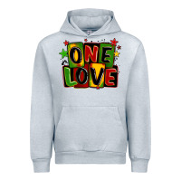Heather Grey one love juneteenth Urban Hoodie - LillyAllenDesigns