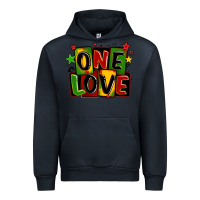 Navy one love juneteenth Urban Hoodie - LillyAllenDesigns