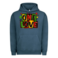 Pigment Midnight Navy one love juneteenth Urban Hoodie - LillyAllenDesigns
