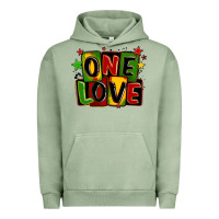 Pigment Oil Green one love juneteenth Urban Hoodie - LillyAllenDesigns