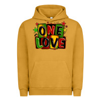 Pigment Peanut Butter one love juneteenth Urban Hoodie - LillyAllenDesigns