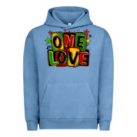 Pigment Pebble Blue one love juneteenth Urban Hoodie - LillyAllenDesigns
