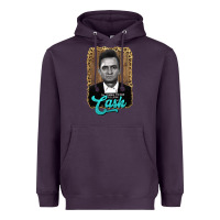Plum johnny cash Heavyweight Hoodie - AdoDesignShop