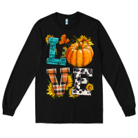 Black love pumpkin Long Sleeve Tee - HRA Design Shop