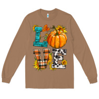 Toasted Coconut love pumpkin Long Sleeve Tee - HRA Design Shop