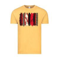 Vintage Mustard baseball brushstroke Vintage Tee - Zillion Design Studio