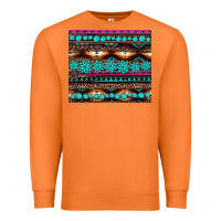 Carrot leopard aztec turquoise jewelry Premium Sweatshirt - BarkalooDesign