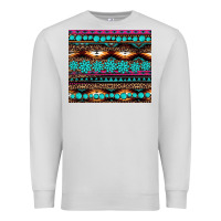 Dove Grey leopard aztec turquoise jewelry Premium Sweatshirt - BarkalooDesign