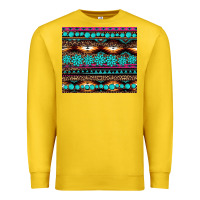 Lemon leopard aztec turquoise jewelry Premium Sweatshirt - BarkalooDesign