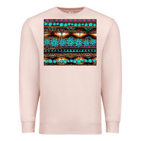 Pale Pink leopard aztec turquoise jewelry Premium Sweatshirt - BarkalooDesign
