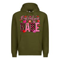 Army Green valentine babe Premium Hoodie - NancyCooperArtShop