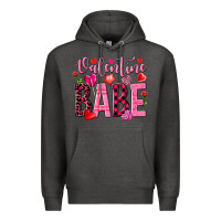 Charcoal Heather valentine babe Premium Hoodie - NancyCooperArtShop