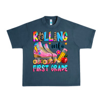 Midnight Navy rolling into first grade Urban Heavy Tee - texasbilliewilder