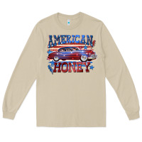 Mushroom American honey 4th of july Long Sleeve Tee - CowGirlArtShop