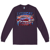 Plum American honey 4th of july Long Sleeve Tee - CowGirlArtShop