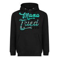 Black mama tried aztec turquoise Heavyweight Hoodie - AdoDesignShop